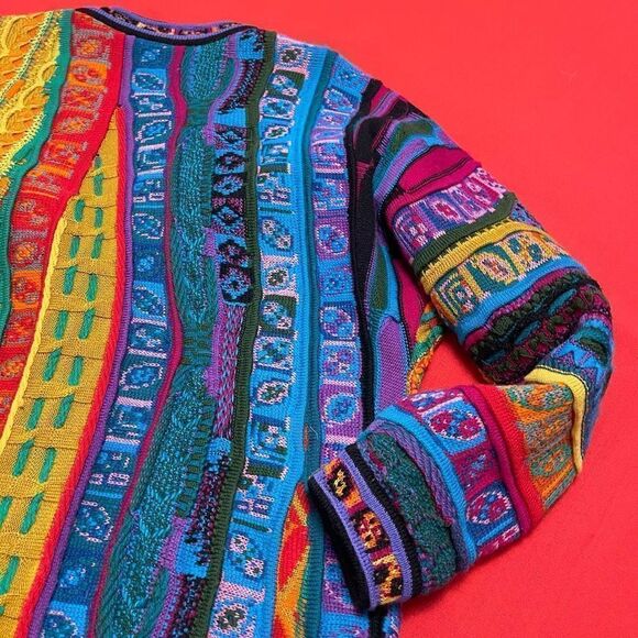 Vintage COOGI Wool Knitted Cosby Cardigan Sweater Size S Made In Australia RARE - Picture 11 of 13